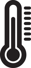 Naklejka premium Thermometer Icon Temperature Measurement Symbol