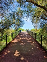 Fototapeta premium Le Pont Chinois de Mulhouse en France, le lieu incontournable pour une promenade