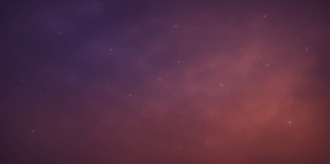 Abstract space background with swirling blue clouds and distant stars, a celestial landscape perfect for text