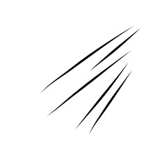 Doodle comic speed lines