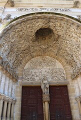 entrance to the church Saint Michel, Dijon, France