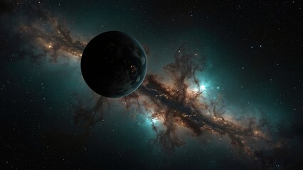 Explore Mystical Galaxies and Distant Worlds: Cosmic Odyssey of Stars and Nebulas in Outer Space Skyviews