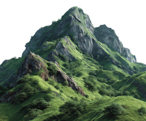 Majestic mountain landscape nature scene serene environment aerial view