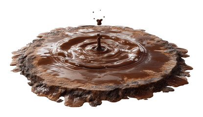 Chocolate splash action kitchen food