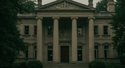 Obraz premium Grand stone building exterior