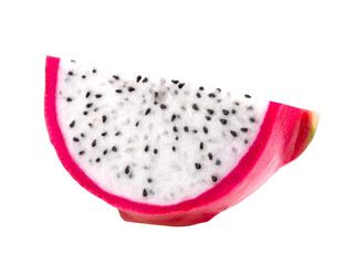 dragon fruit isolated on transparent png (Image from camera)