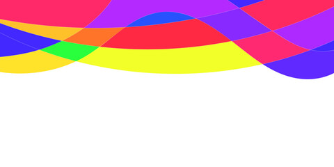 Abstract geometric design with vibrant colors and flowing shapes