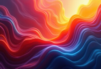 Obraz premium vibrant colorful abstract shapes digital backgrounds art design inspiration, vibrancy, texture, pattern, composition, modern, geometric, vivid, creative