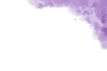 Abstract, purple hand. drawn transparent watercolor background for wallpapers, headers, presentations, etc. 