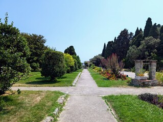 Jardin du Monastere de Cimiez in Nice, France - June 2025