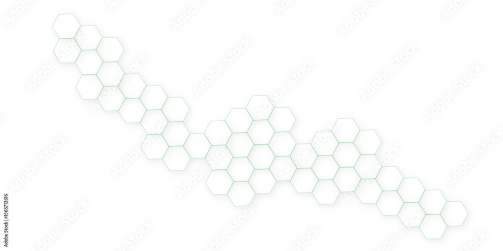 Aufkleber abstract modern simple style hexagonal graphic concept. 3d futuristic abstract honeycomb technology 