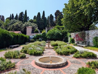 Jardin du Monastere de Cimiez in Nice, France - June 2025