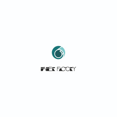 
illustration depicting a sheet of paper in the form of a symbol or logo. Paper factory