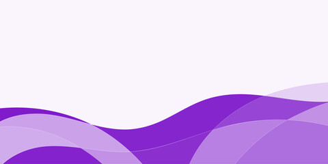 Abstract purple and light purple layered wavy design