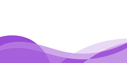 Abstract Background with Layered Purple Waves