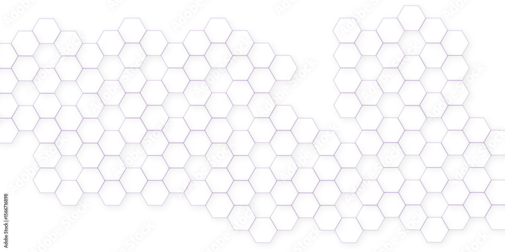 Poster abstract white hexagon concept background. seamless pattern with hexagon. hexagonal white hexagons h