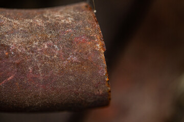 Empty Rusty metal texture or background. Industrial iron surface. Abstract factory color.