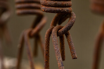 Empty Rusty metal texture or background. Industrial iron surface. Abstract factory color.