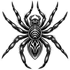 Obraz premium black and white tattoo