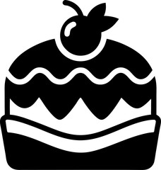 cake icon vector illustration