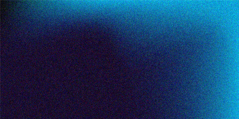 Abstract blue dark grainy gradient background. Grainy gradient, noise texture poster header banner cover design	