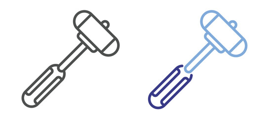 Reflex Hammer Icon Color