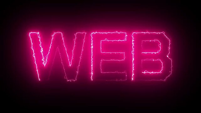 scritta, futuristica, laser, energia, web, parola