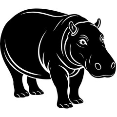 Obraz premium rhino vector illustration