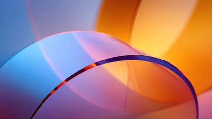 Vibrant curved abstract background design fluid shapes colorful texture