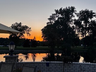 sunset at the lake