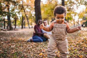 First Steps in Autumn Splendor