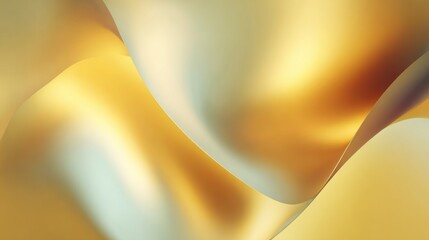 Golden fluid waves abstract background design