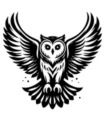 Fototapeta premium owl vector illustration