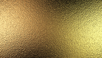 Shiny yellow gold foil texture background with gradient shadow