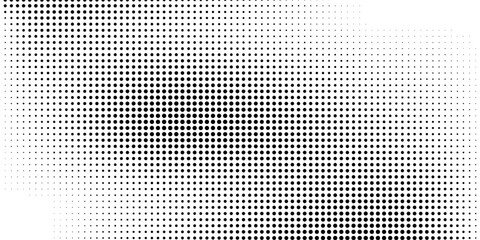Dotted gradient halftone background. Horizontal seamless dots pattern in pop art style. Abstract modern stylish texture.