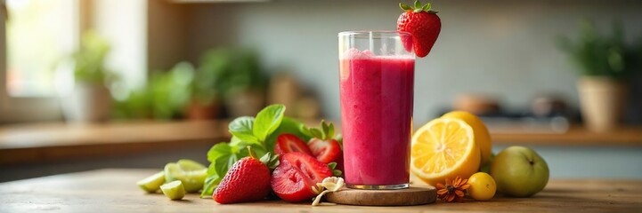 Refreshing Orange Smoothie Being Blended in a Powerful Mixer Healthy Recipe & Kitchen Appliance Image