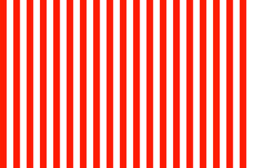 Neon Red color and white color background with lines. traditional vertical striped background texture.