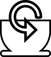 arrow reload outline