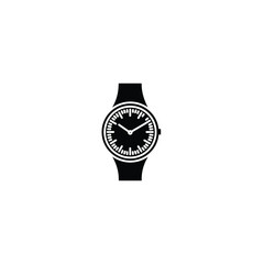 Minimal Watch Logo – Modern Line Art Design for Timepiece and Fashion Branding