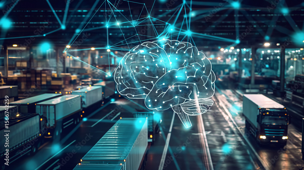 Aufkleber optimizing logistics operations using ai technology in urban transport environments a digital transf