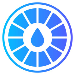 color palette gradient icon