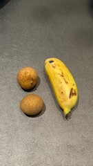 Monkey banana and Langsat