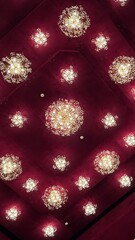 chandelier from the theater ceiling
