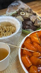 Korean street snack (한국 분식)
