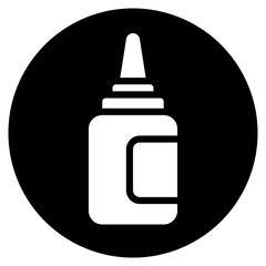glue glyph icon