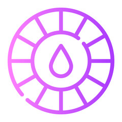 Fototapeta premium color palette gradient icon