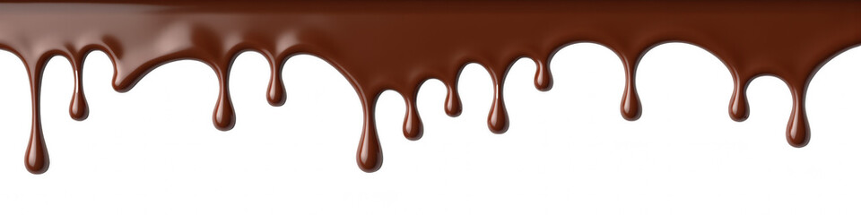 Rich, smooth chocolate dripping down, creating delicious and tempting visual. Perfect for dessert...