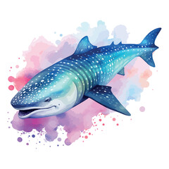 Vector illustration of various fish and marine animals on a white background, perfect for designs related to ocean life, fishing, or seafood