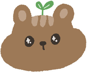 귀여운 다람쥐 감정표현 스티커