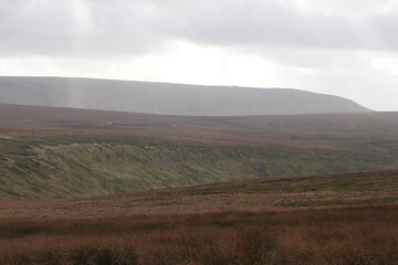 B29 OVEREXPOSED Crash Site, The Peak District, England – June 8 2022: Tribute memorial for the B-29 Superfortress crash incident nestled in the wild moorland landscape.